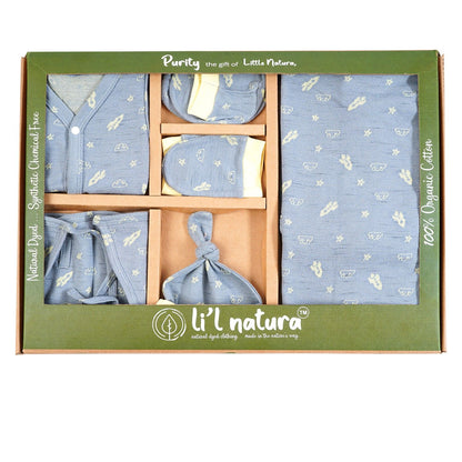 ORIGAMI - GIFT SET (FRONT OPEN) - CHARCOAL GREY + TECOMA YELLOW | LITTLE NATURA
