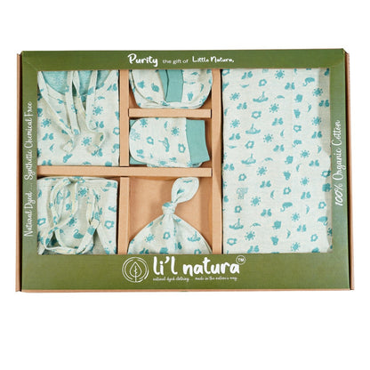 ORIGAMI - GIFT SET (SHL. LACE) -TECOMA YELLOW + ECLIPTA GREEN | LITTLE NATURA