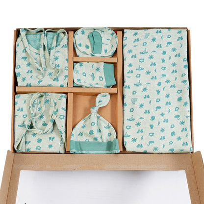 ORIGAMI - GIFT SET (SHL. LACE) -TECOMA YELLOW + ECLIPTA GREEN | LITTLE NATURA