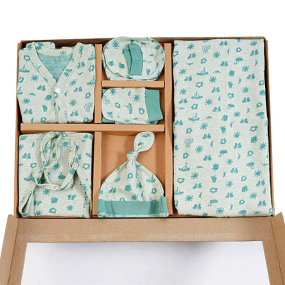 ORIGAMI - GIFT SET (FRONT OPEN) - TECOMA YELLOW + ECLIPTA GREEN | LITTLE NATURA
