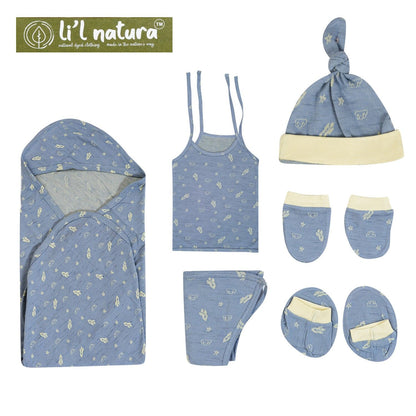ORIGAMI - GIFT SET (SHL. LACE) - CHARCOAL GREY + TECOMA YELLOW | LITTLE NATURA