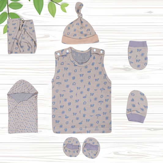 ORIGAMI - GIFT SET (SHL. BUTTON) -LILY PINK + CHARCOAL GREY