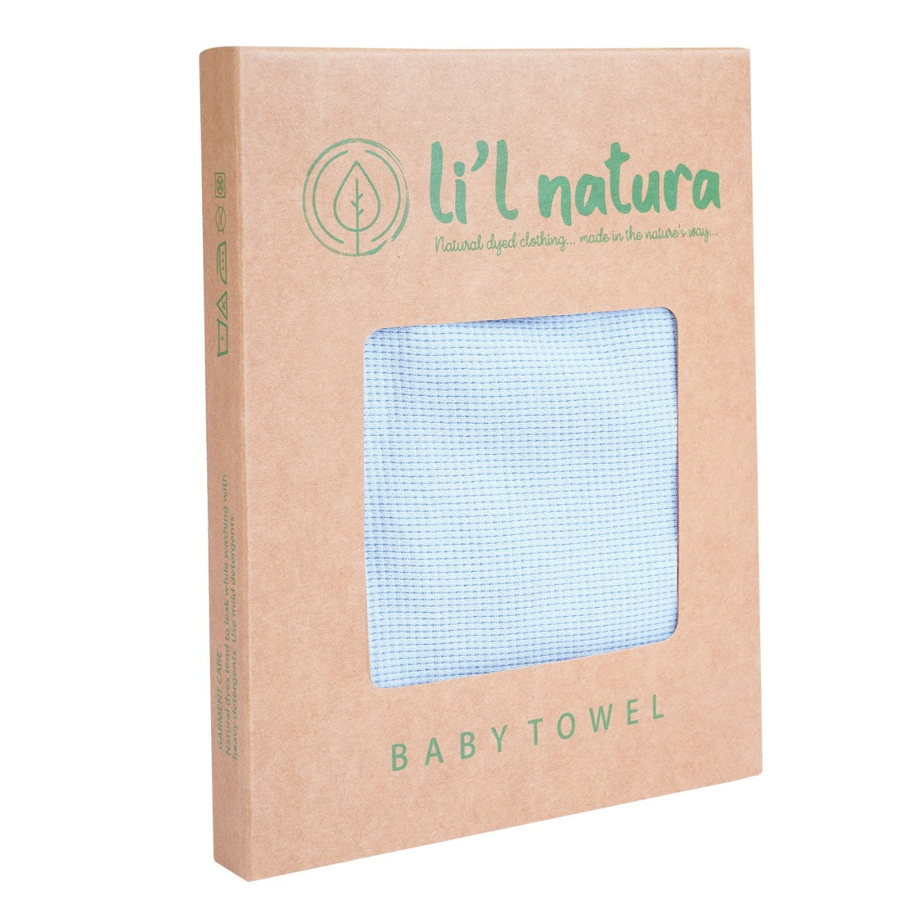 FLORA - WAFFLE TOWEL - CLITORIA BLUE