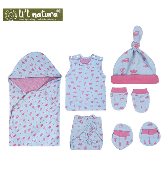 ORIGAMI - GIFT SET (SHL. BUTTON) -CLITORIA BLUE + RUBIA MAJENTA