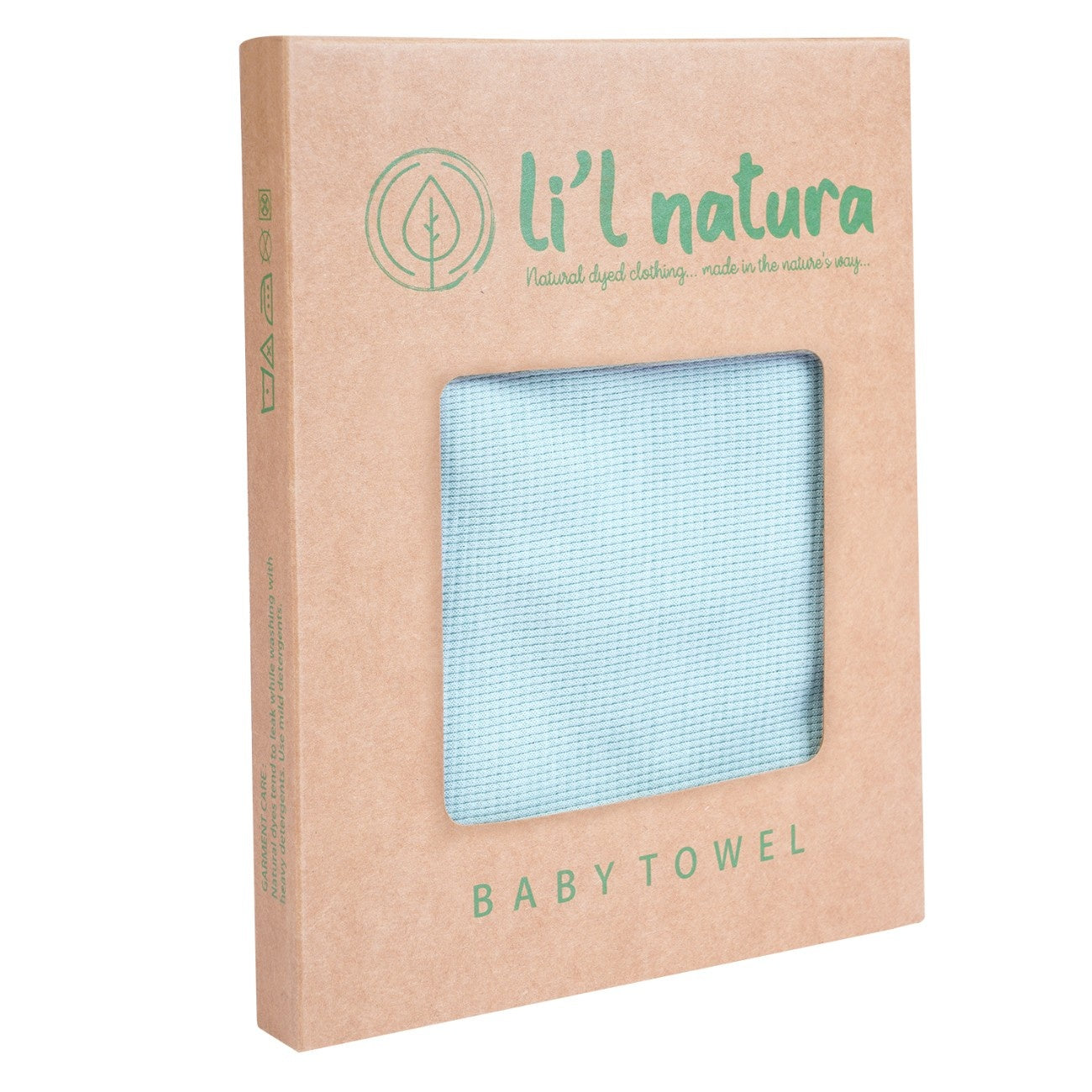 FLORA - WAFFLE TOWEL - ECLIPTA GREEN | LITTLE NATURA