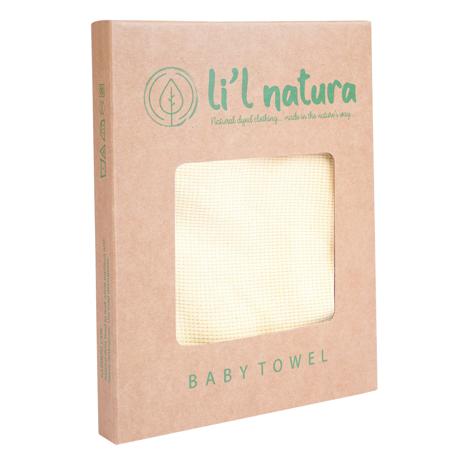FLORA - WAFFLE TOWEL - TECOMA YELLOW | LITTLE NATURA