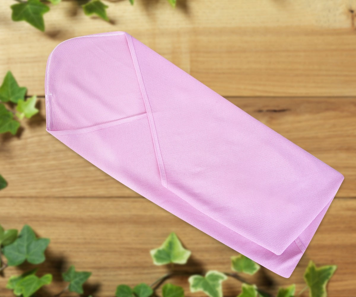 FLORA - WAFFLE TOWEL - LILY PINK | LITTLE NATURA