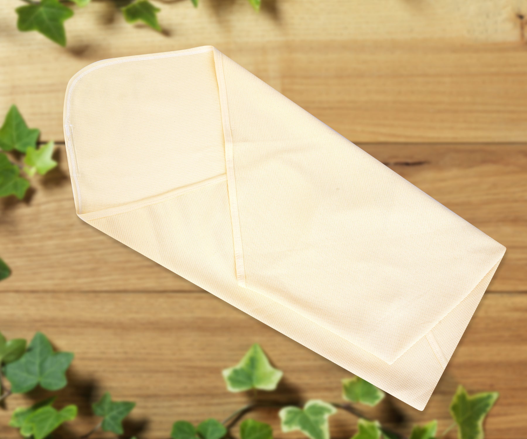 FLORA - WAFFLE TOWEL - TECOMA YELLOW | LITTLE NATURA
