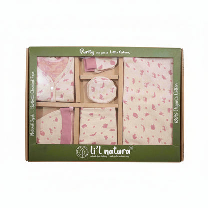 ORIGAMI - GIFT SET (FRONT OPEN) - PINK + LILAC - UNISEX - 0-3 M | LITTLE NATURA