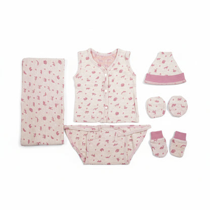 ORIGAMI - GIFT SET (FRONT OPEN) - PINK + LILAC - UNISEX - 0-3 M | LITTLE NATURA