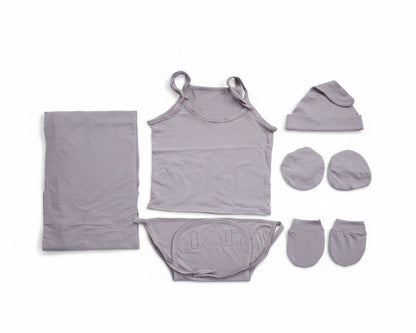 NATURE's 12 - GIFT SET (SHL. LACE) - MUSA LILAC - UNISEX - 0-3 M | LITTLE NATURA