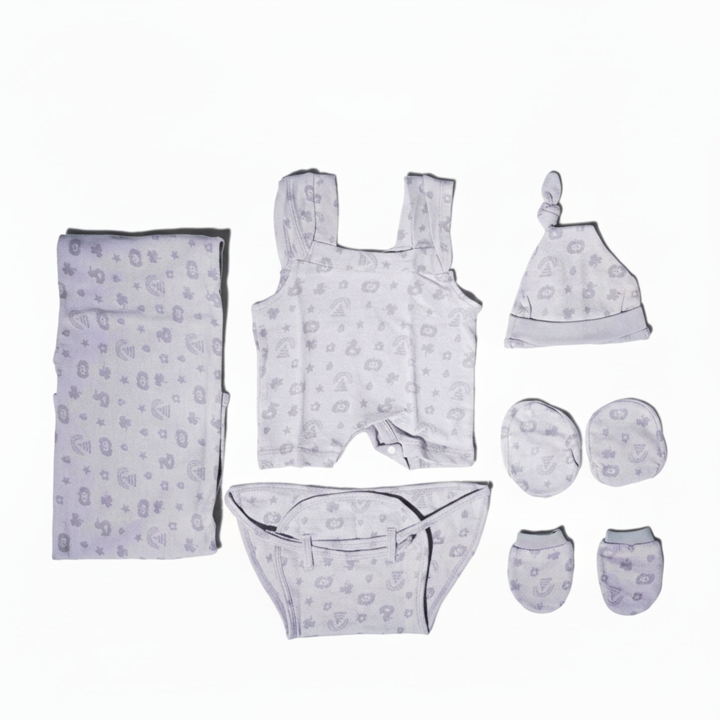 ORIGAMI - GIFT SET (JUMPEE FRILLED) - PINK + LILAC - GIRL - 0-3 M | LITTLE NATURA