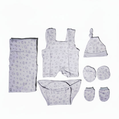 ORIGAMI - GIFT SET (JUMPEE FRILLED) - PINK + LILAC - GIRL - 0-3 M | LITTLE NATURA