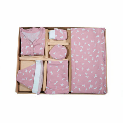 ORIGAMI - GIFT SET (FRONT OPEN) - BLUE + GREY - UNISEX - 0-3 M | LITTLE NATURA