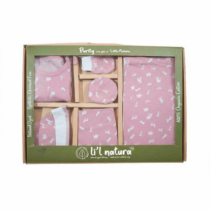 ORIGAMI - GIFT SET (SHL. LACE) - MAGENTA + BLUE - UNISEX - 0-3 M | LITTLE NATURA