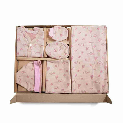 ORIGAMI - GIFT SET (FRONT OPEN) - PINK + MAGENTA - UNISEX - 0-3 M | LITTLE NATURA
