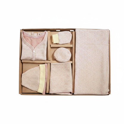 ORIGAMI - GIFT SET (FRONT OPEN) - YELLOW + MAGENTA - UNISEX - 0-3 M