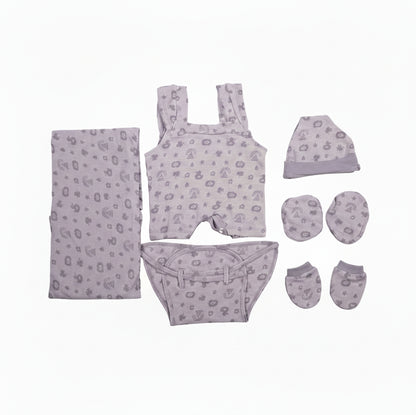 ORIGAMI - GIFT SET (JUMPEE FRILLED) - PURPLE + LILAC - GIRL - 0-3 M | LITTLE NATURA