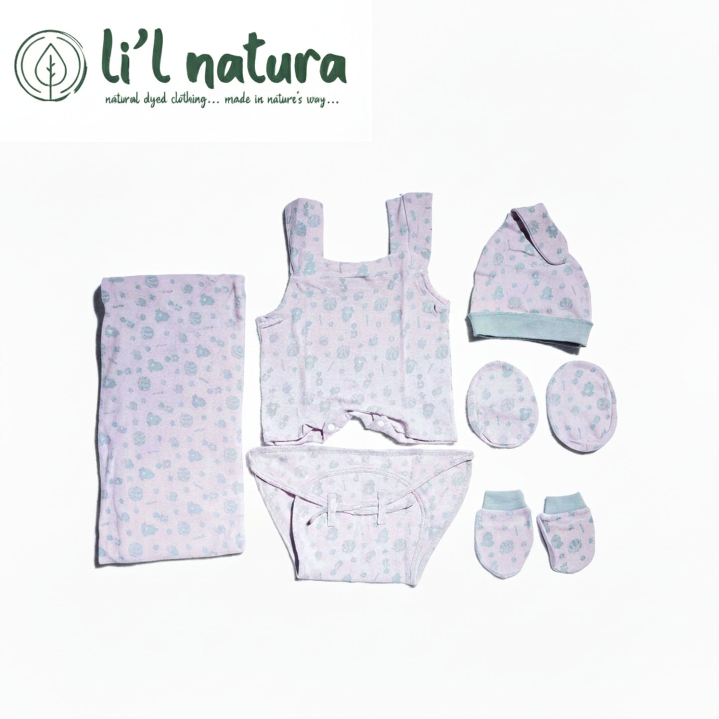 ORIGAMI - GIFT SET (JUMPEE FRILLED) - PINK + MAGENTA - GIRL - 0-3 M | LITTLE NATURA