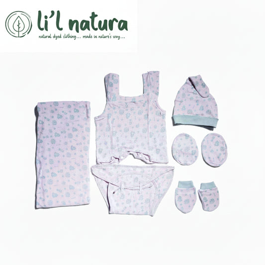 ORIGAMI - GIFT SET (JUMPEE FRILLED) - PINK + MAGENTA - GIRL - 0-3 M | LITTLE NATURA