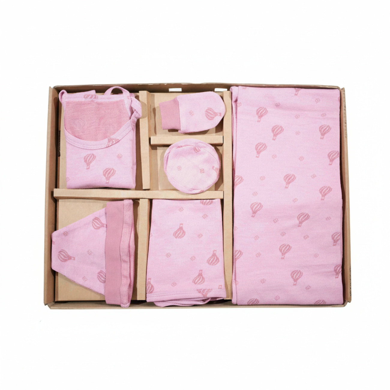 ORIGAMI - GIFT SET (SHL. LACE) - PINK + MAGENTA - UNISEX - 0-3 M | LITTLE NATURA