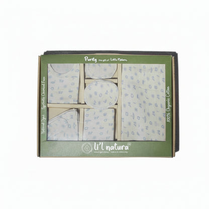 ORIGAMI - GIFT SET (SHL. BUTTON) - PURPLE + GREY - UNISEX - 0-3 M