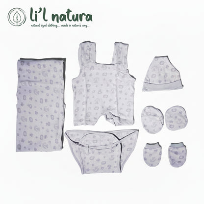 ORIGAMI - GIFT SET (JUMPEE FRILLED) - PINK + LILAC - GIRL - 0-3 M | LITTLE NATURA