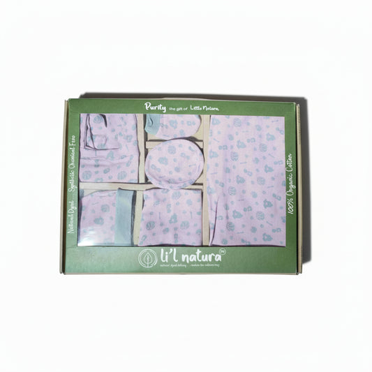 ORIGAMI - GIFT SET (JUMPEE FRILLED) - PINK + MAGENTA - GIRL - 0-3 M | LITTLE NATURA