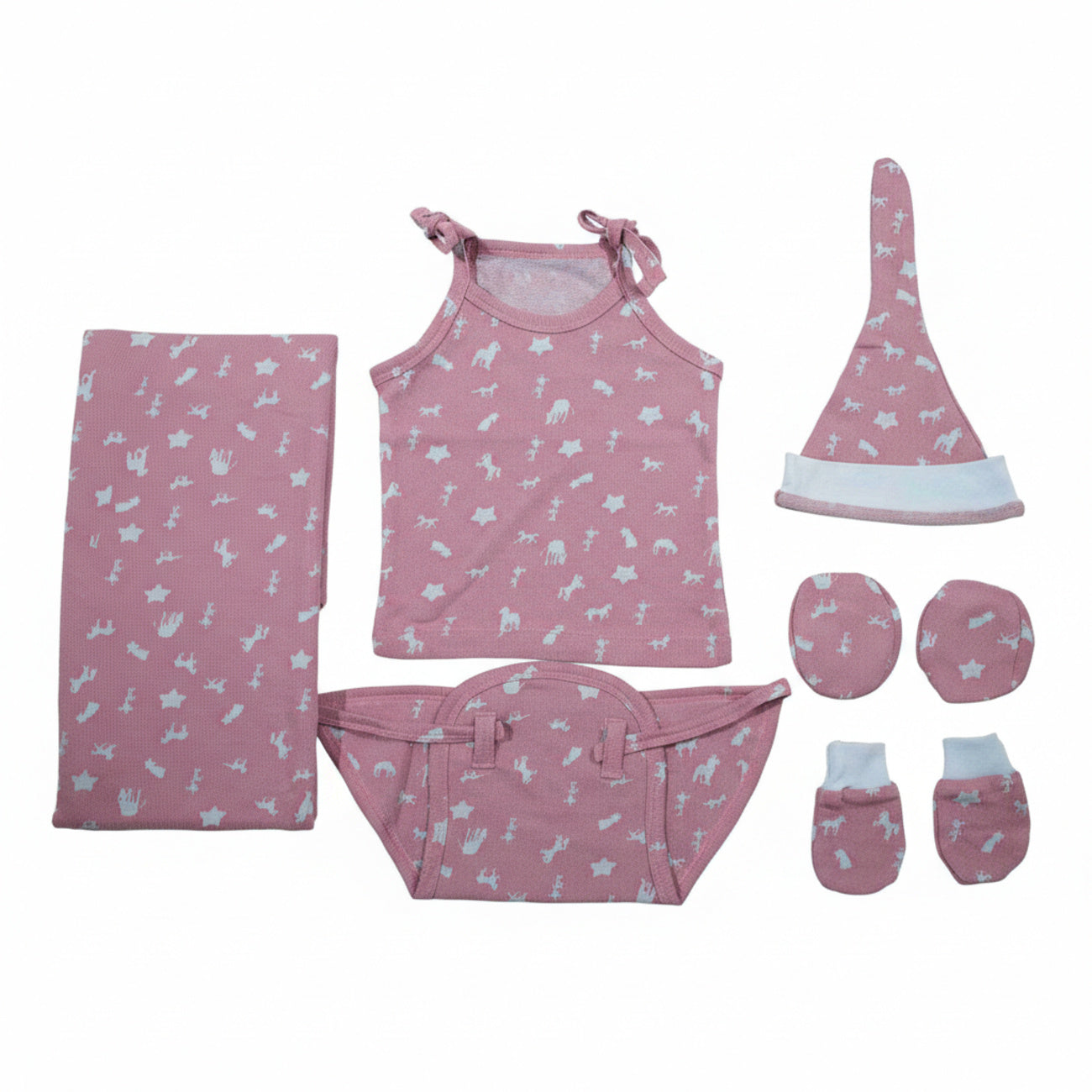 ORIGAMI - GIFT SET (SHL. LACE) - MAGENTA + BLUE - UNISEX - 0-3 M | LITTLE NATURA