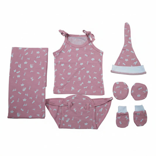 ORIGAMI - GIFT SET (SHL. LACE) - MAGENTA + BLUE - UNISEX - 0-3 M