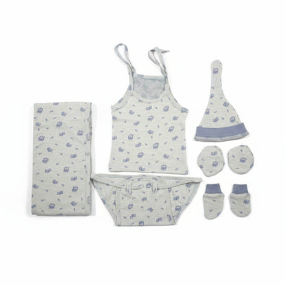 ORIGAMI - GIFT SET (SHL. LACE) - GREEN + LILAC - UNISEX - 0-3 M | LITTLE NATURA