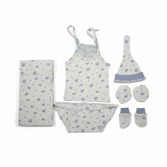 ORIGAMI - GIFT SET (SHL. LACE) - GREEN + LILAC - UNISEX - 0-3 M