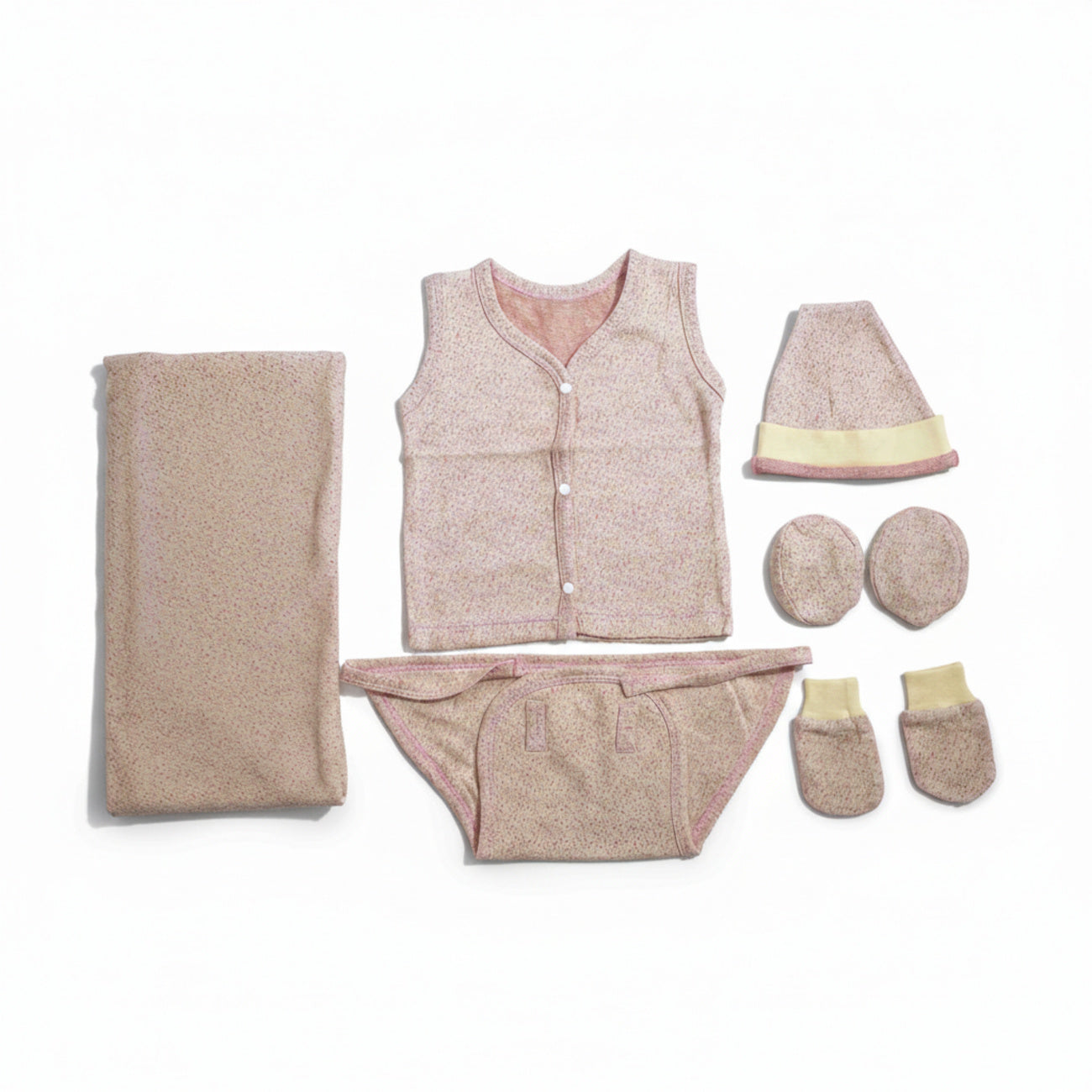 ORIGAMI - GIFT SET (FRONT OPEN) - YELLOW + MAGENTA - UNISEX - 0-3 M