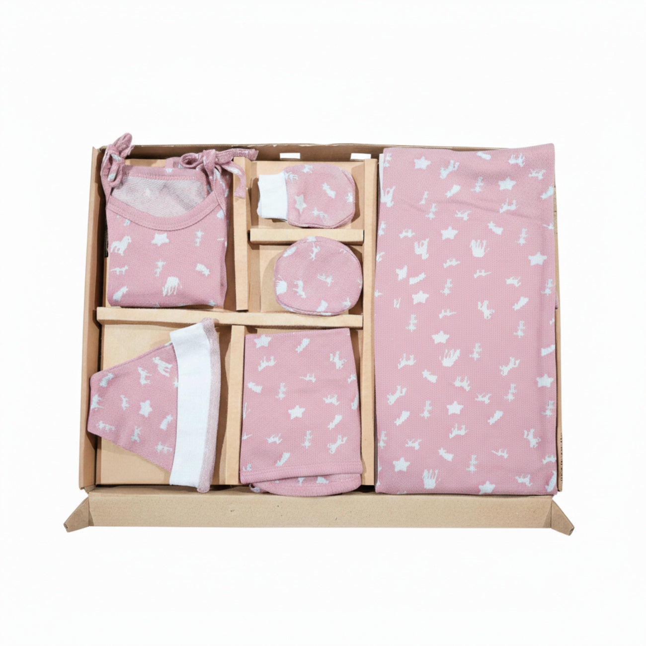ORIGAMI - GIFT SET (SHL. LACE) - MAGENTA + BLUE - UNISEX - 0-3 M | LITTLE NATURA