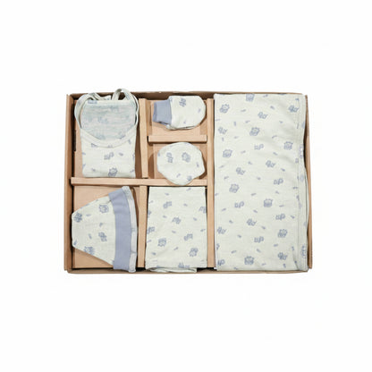 ORIGAMI - GIFT SET (SHL. LACE) - GREEN + LILAC - UNISEX - 0-3 M | LITTLE NATURA
