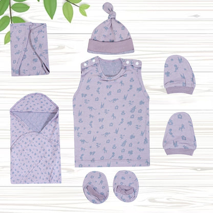 ORIGAMI - GIFT SET (SHL. BUTTON) - MUSA PURPLE + CHARCOAL GREY | LITTLE NATURA